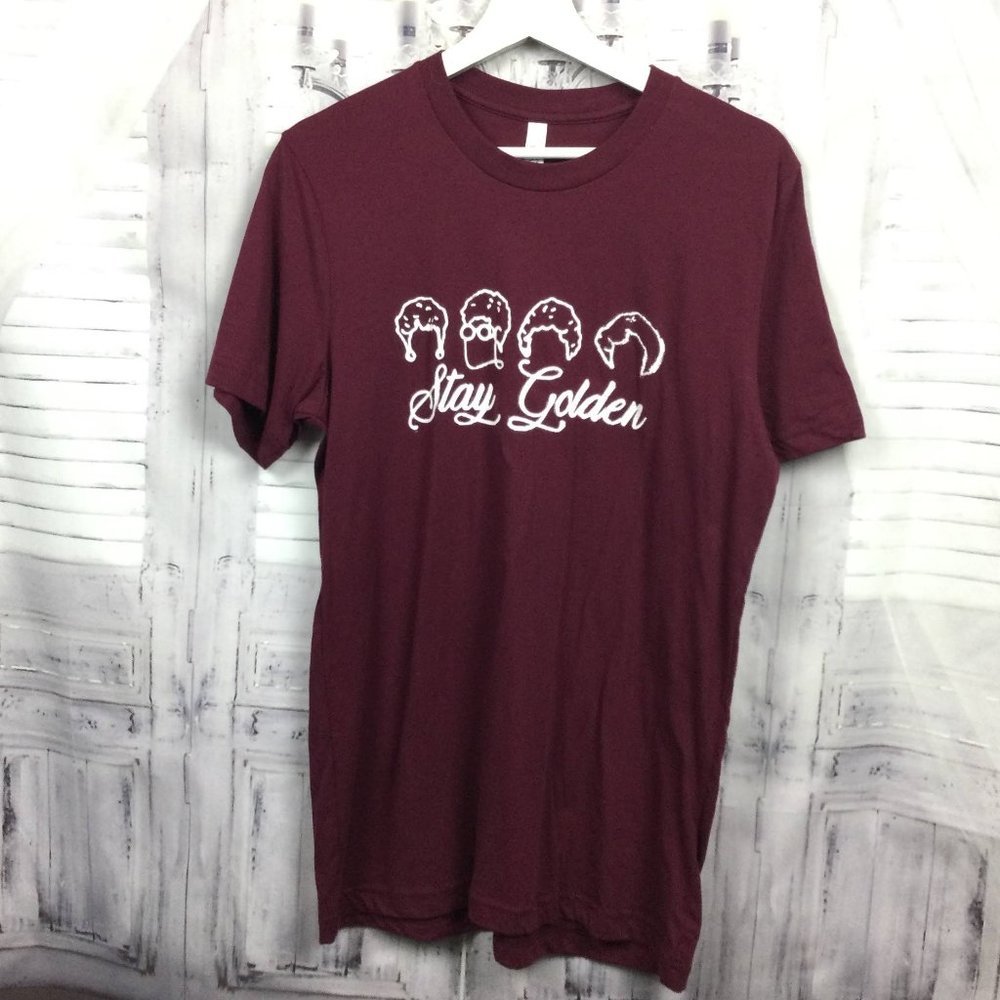 The Golden Girls Stay Golden Maroon Graphic Tee M